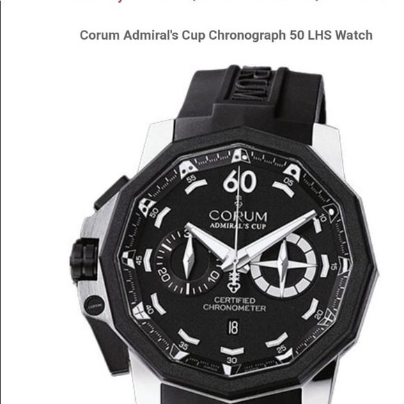 Corum Admirals Cup Seafender 50mm watch πβ€οΈβ€οΈπ€π€ - Picture 10 of 11